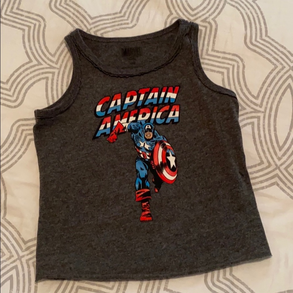 Captain America toddler tank 18m